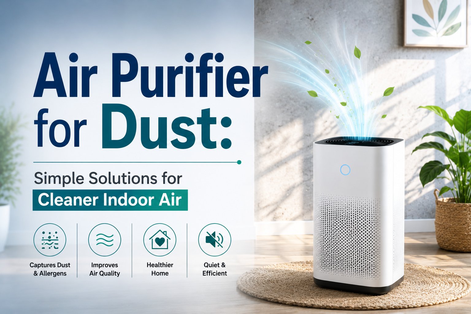 Air Purifier for Dust: Simple Solutions for Cleaner Indoor Air